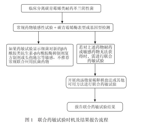 碳青霉烯类耐药革兰阴性菌联合药敏试验方法学、流程、优缺点和结果判读（一）