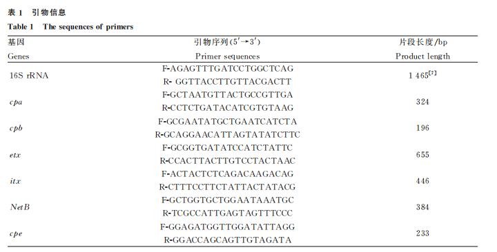 ​梅花鹿源A型产气荚膜梭菌的分离鉴定、测序、毒素型、生化、耐药性分析（一）